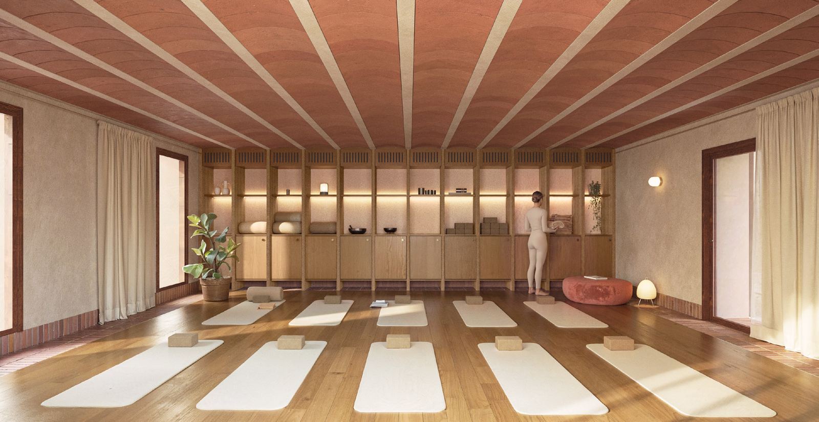 Salle de pratique de la grange